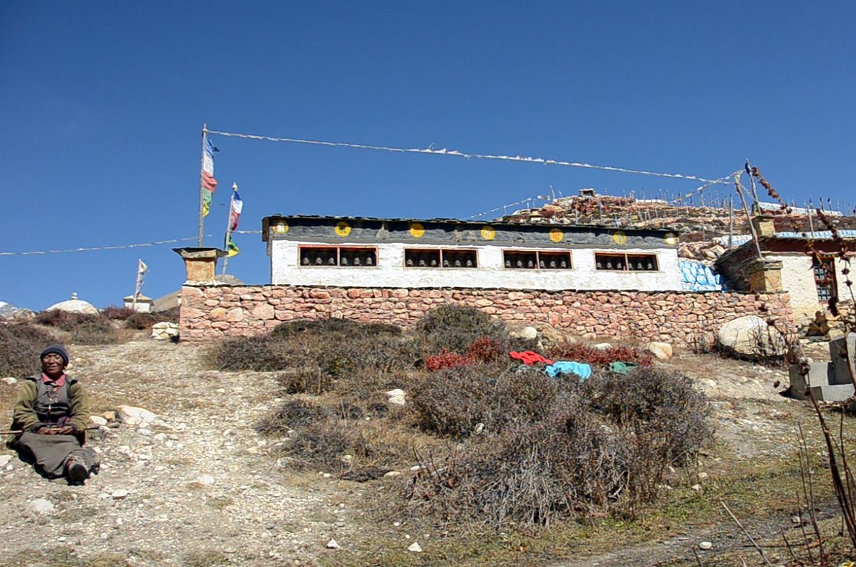 16 Tashi Lhakhang Gompa Outside Next To Phu Village 